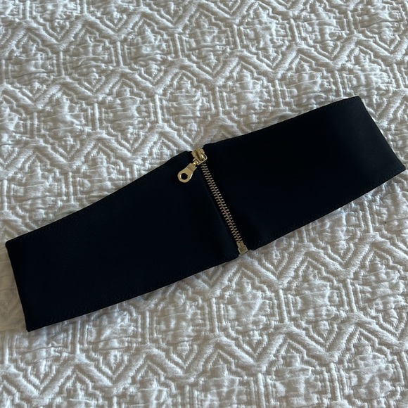 French Connection Black Dress with belt - Picture 3 of 4